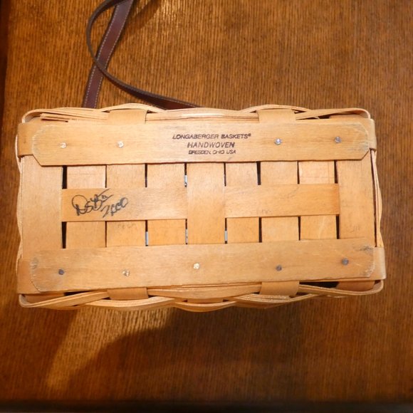 Longaberger Bags Genuine Vintage Longaberger Basket Purse Large